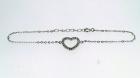 Bracciale in argento 925%° con cuore di zirconi B-0164